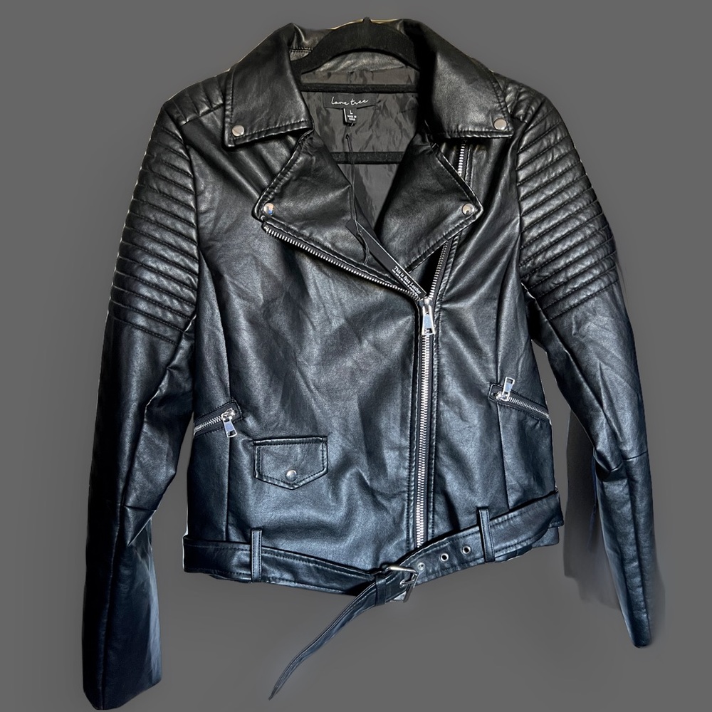 New faux leather Biker jacket